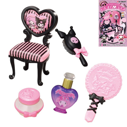 Sanrio | Re-ment | My Melody & Kuromi Cosmetics | Hair Styling Scenary Figure