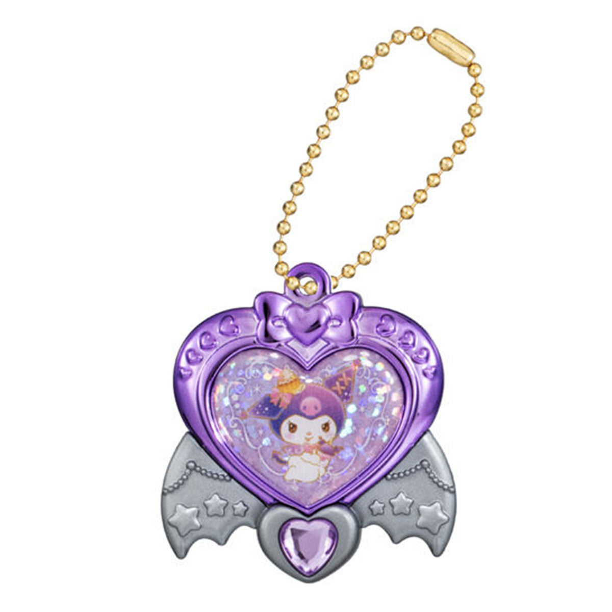 Sanrio | Sparkling Assortment Collection | Kuromi Charm Keychain