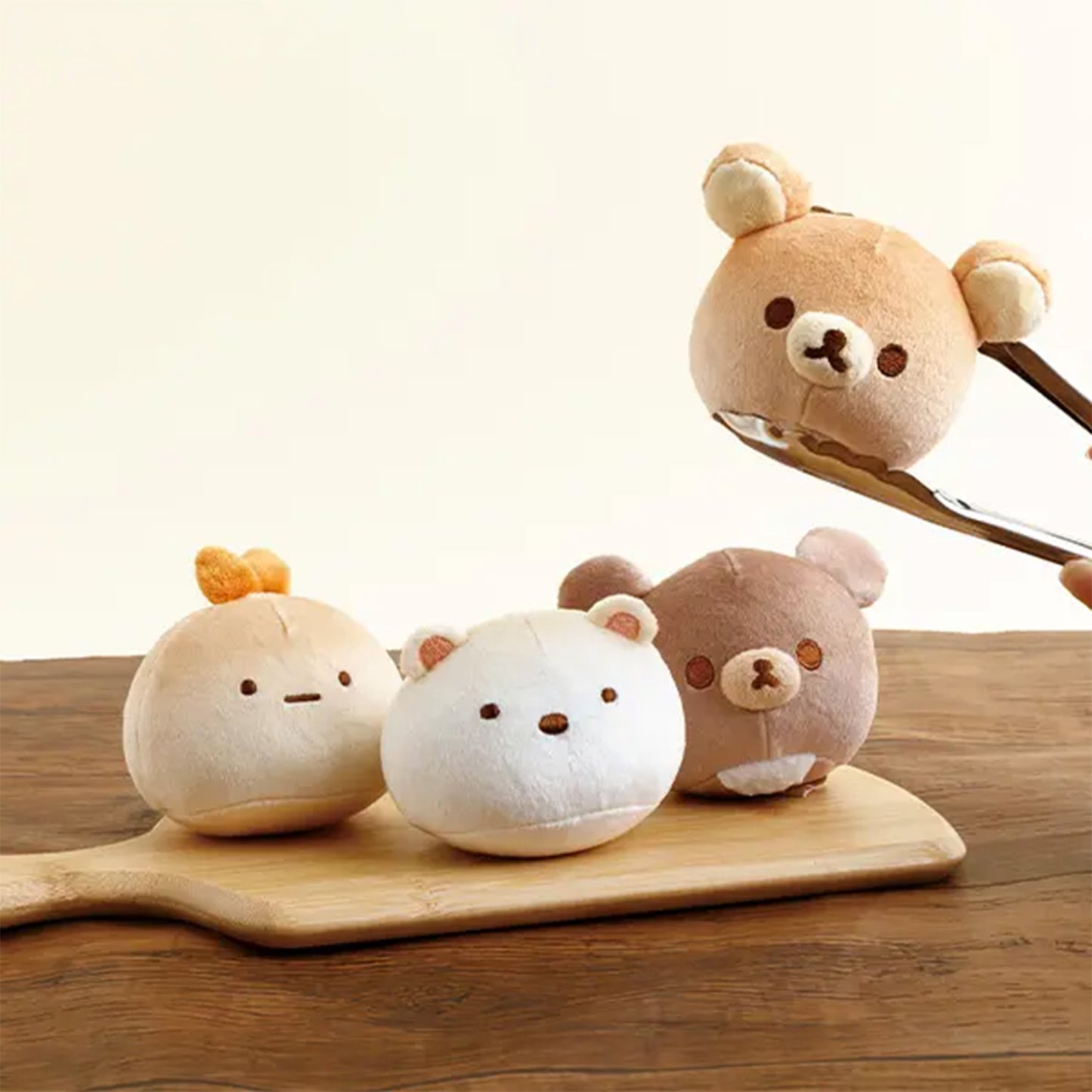 PRE-ORDER | Rilakkuma | Always Bakery Goods | Chairoikoguma (Bread) Mochi Mini Plush