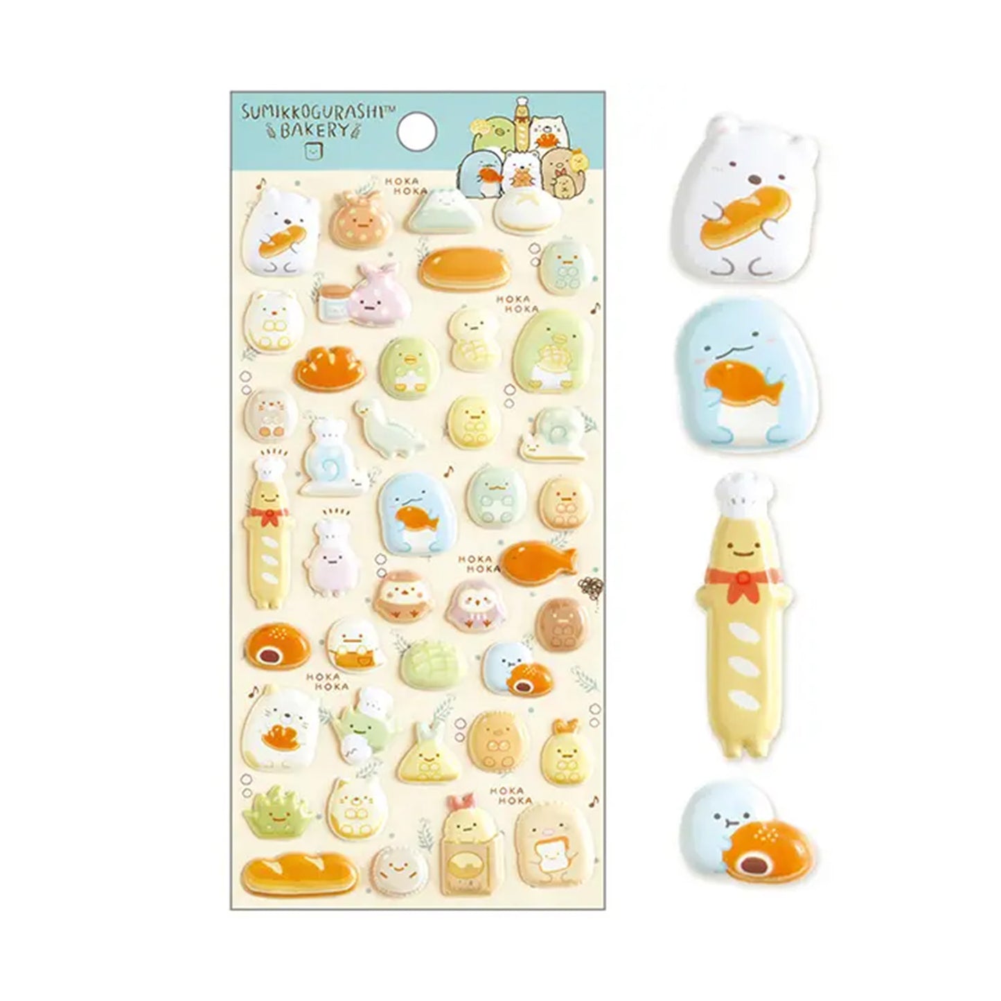 PRE-ORDER | Sumikko Gurashi | Always Bakery Goods | Bakery Puffy Stickers