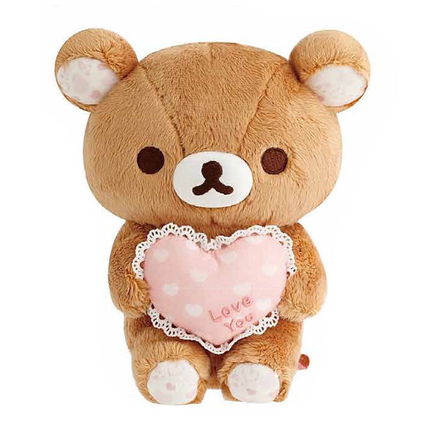 PRE-ORDER | Rilakkuma | San-X Universe: Heart | Rilakkuma (Heart Pillow) Small Plush