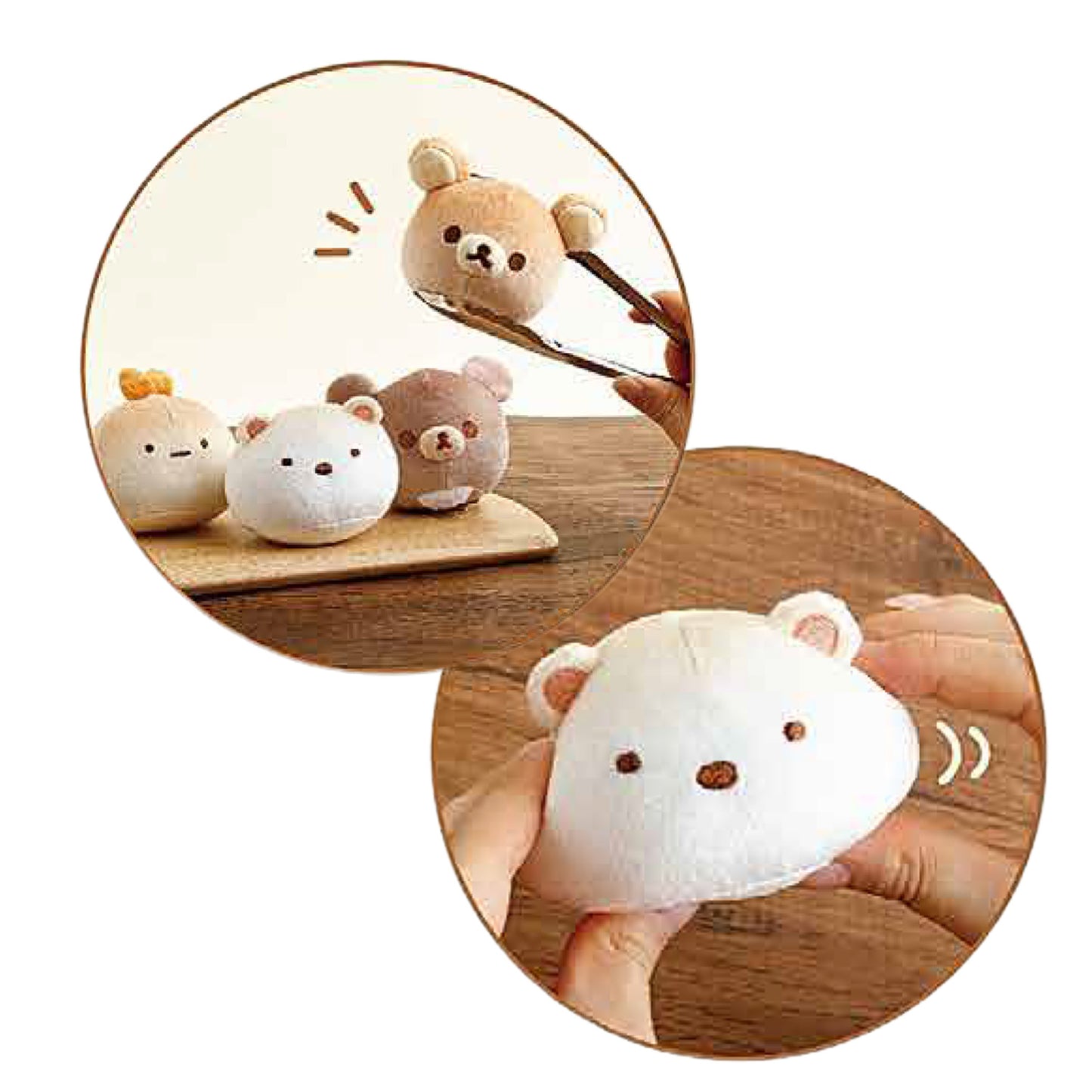 PRE-ORDER | Rilakkuma | Kitchen Zakka | Chairoikoguma (Bread) Mochi Mini Plush