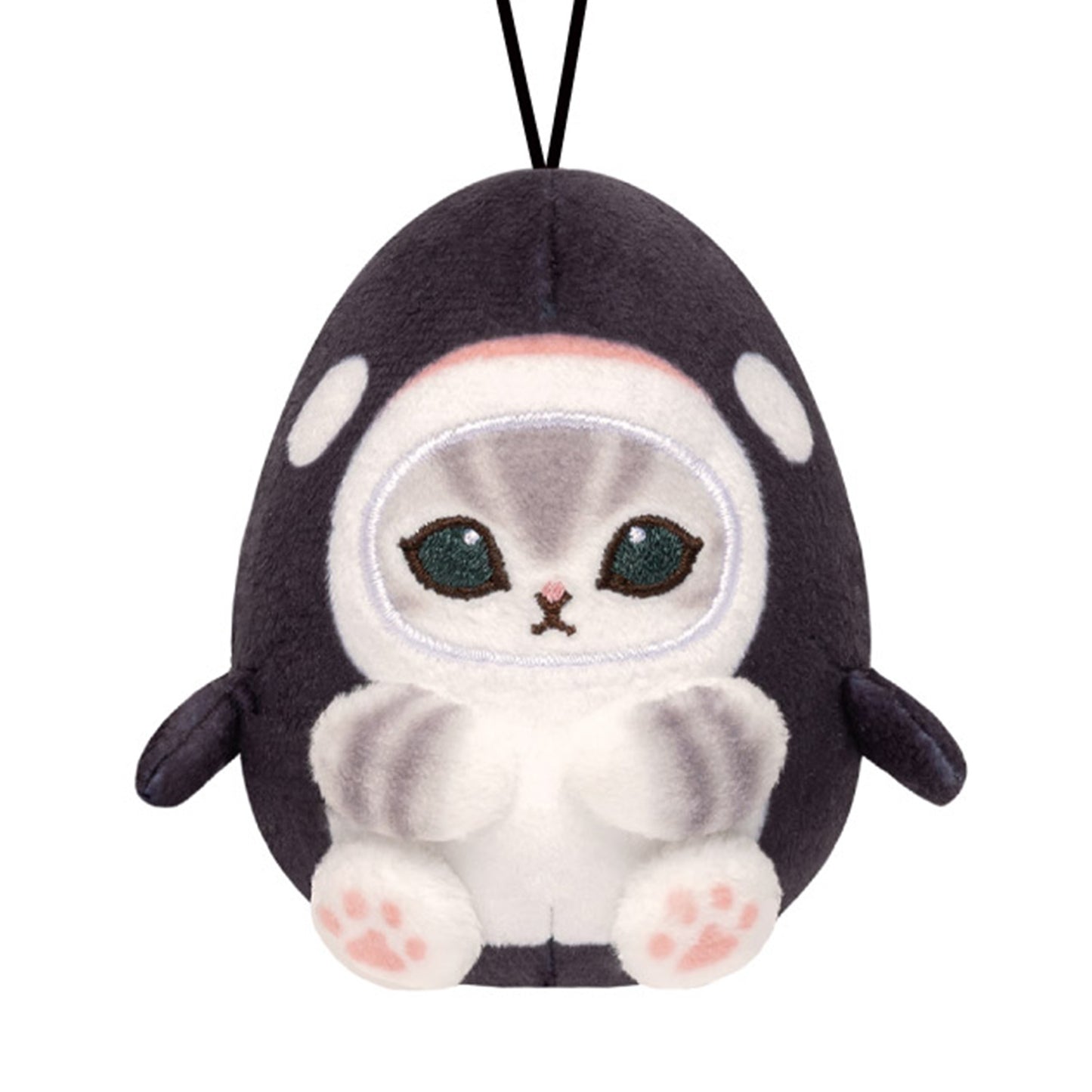 Mofusand | Sea Creatures | Killer Whale Cat Keychain Mini Plush