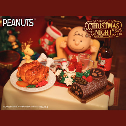 Snoopy | Re-ment | Christmas Night | Christmas Feast Scenary Figure