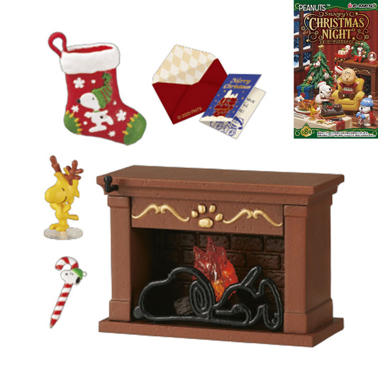 Snoopy | Re-ment | Christmas Night | Dearest Mr. Santa Claus Scenary Figure