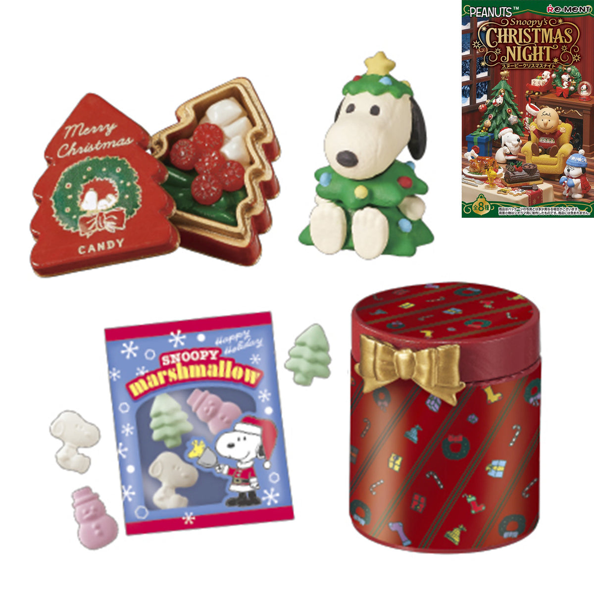 Snoopy | Re-ment | Christmas Night | Special Treats Scenary Figure