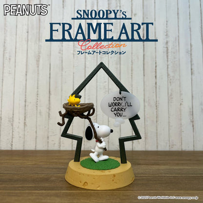 Snoopy | Re-ment | Frame Art Collection | Wood Scenery Figure