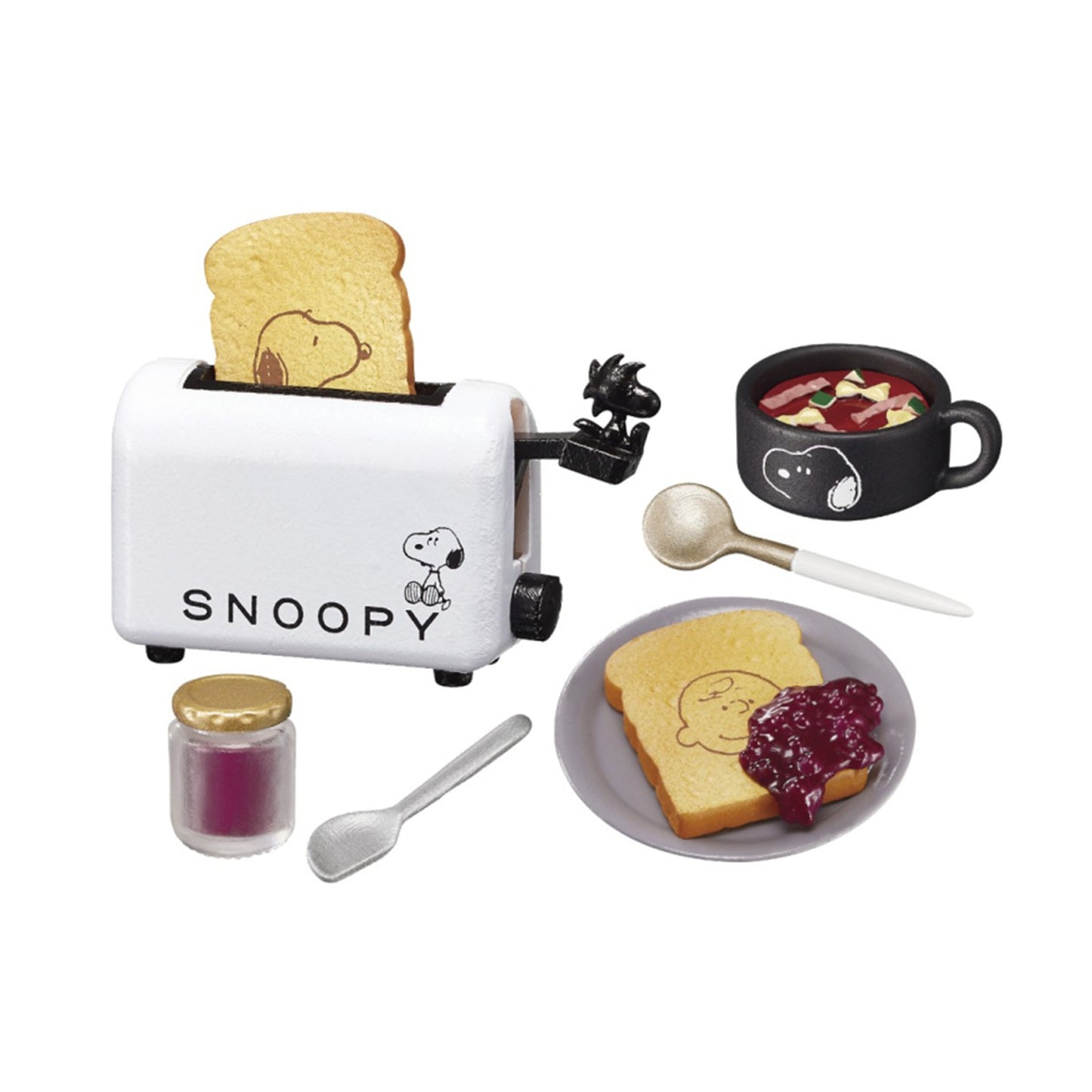 Snoopy | Re-ment | Mono Kitchen | Pop Up Toaster Scenery Figure