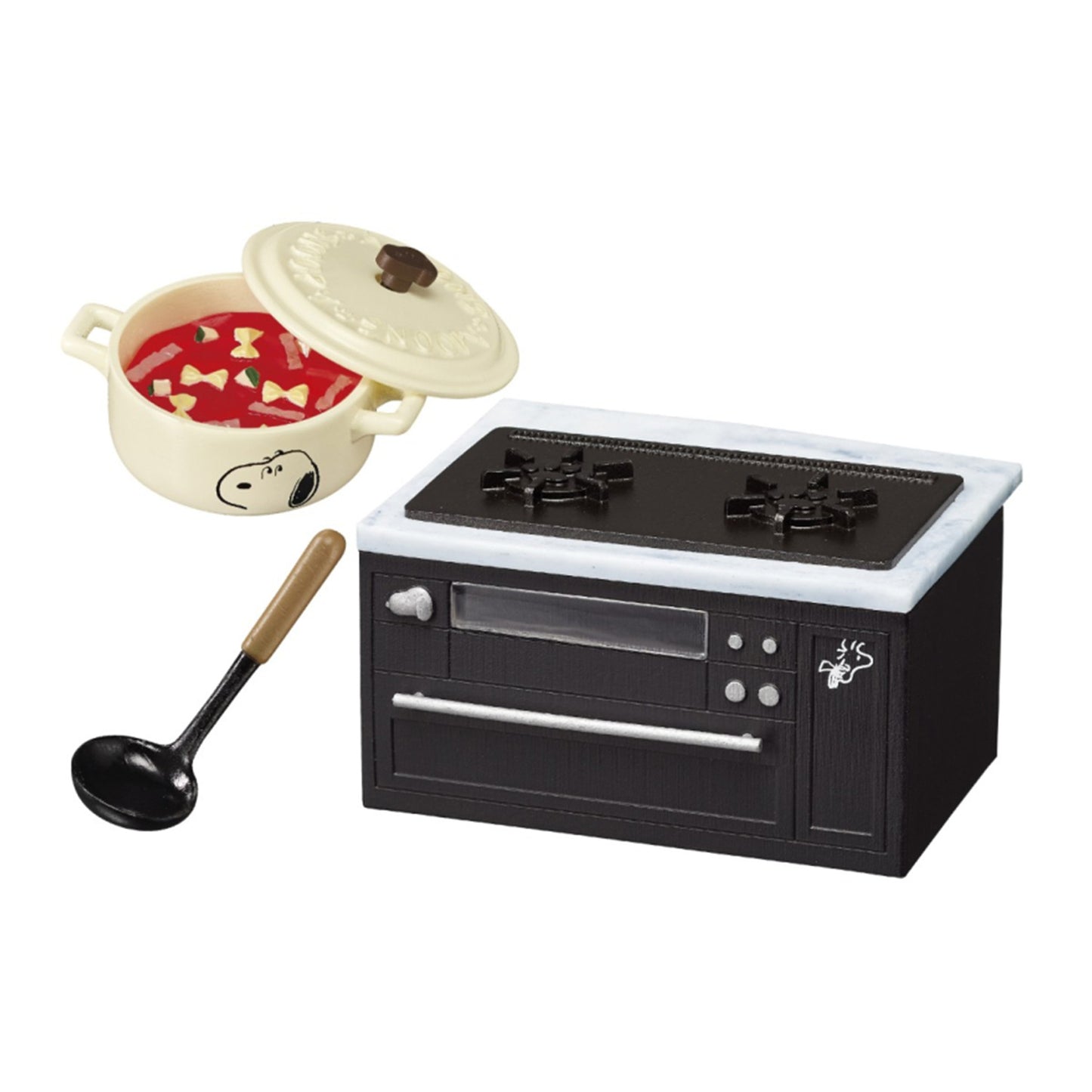 Snoopy | Re-ment | Mono Kitchen | Tomato Soup Scenery Figure