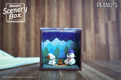 Snoopy | Re-ment | Scenery Box | Under the Starry Sky Scenery Figure