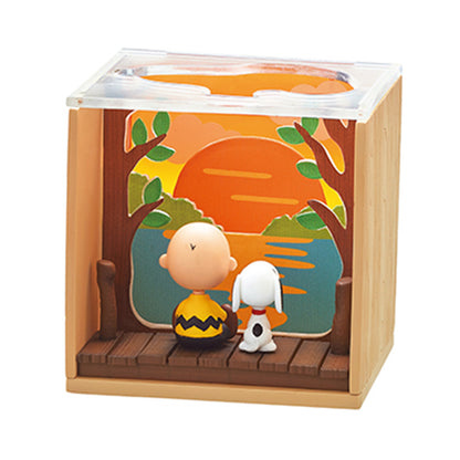 Snoopy | Re-ment | Scenery Box | The Sun Goes Down Scenery Figure