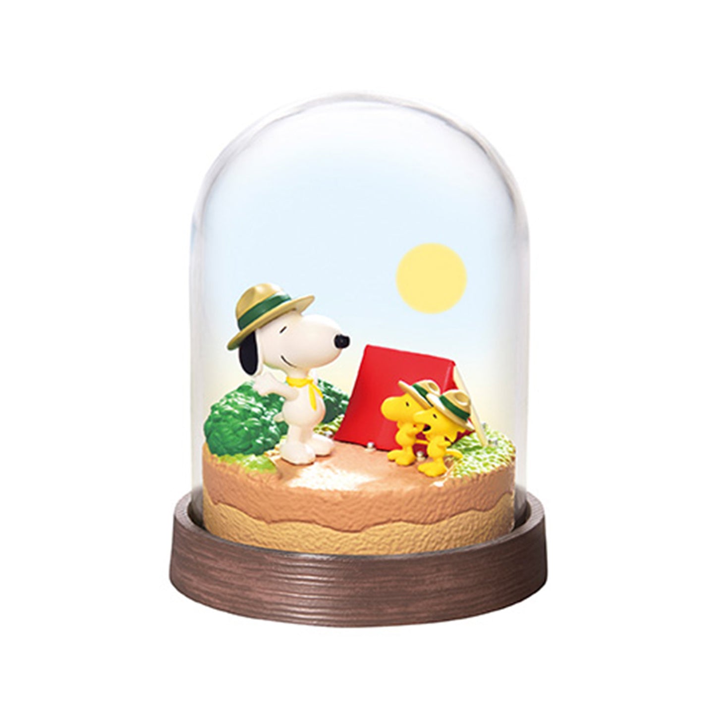 Snoopy | Re-ment | Time Terrarium | Sunrise Scenery Figure