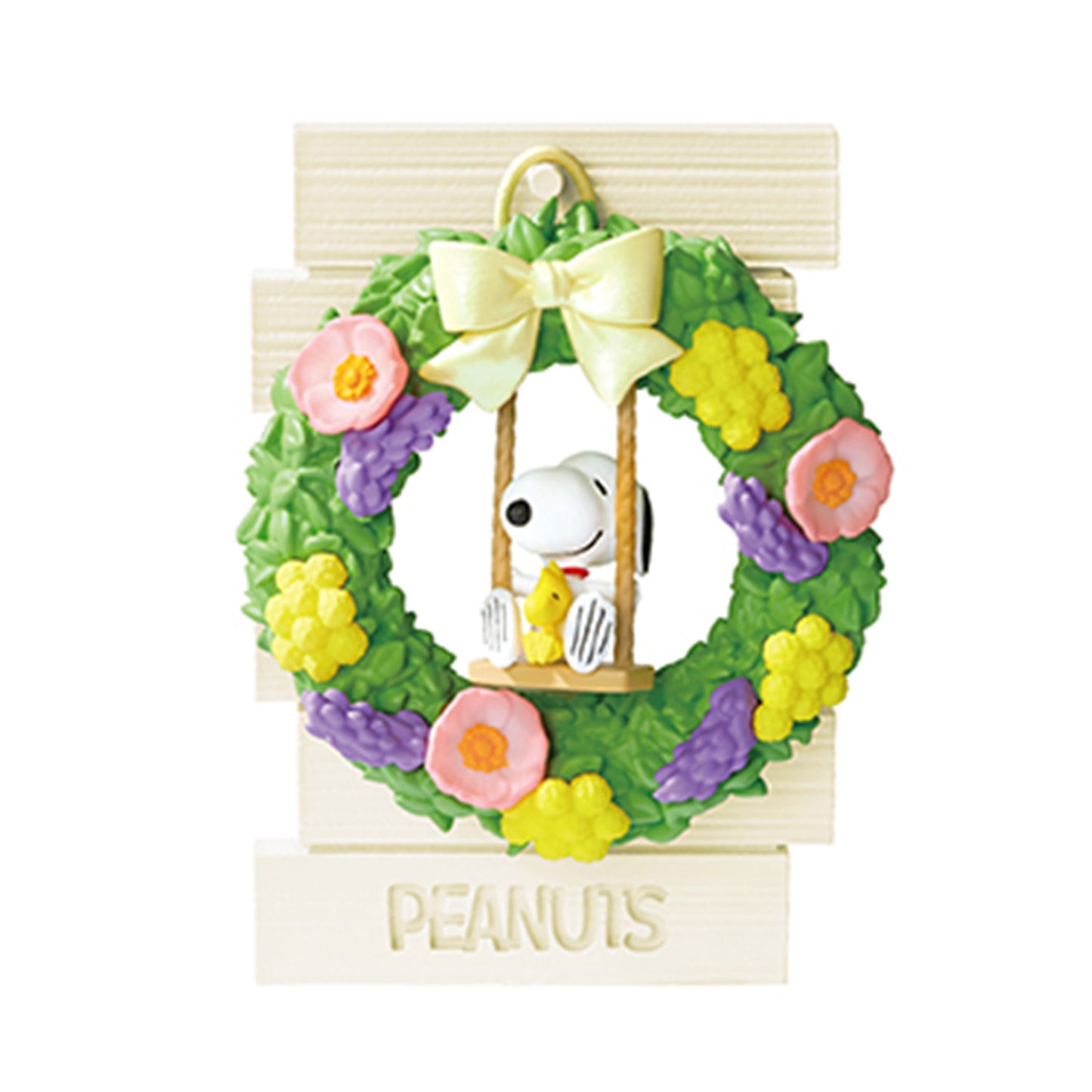Snoopy | Re-ment | Wreath Collection | Swing Scenery Figure