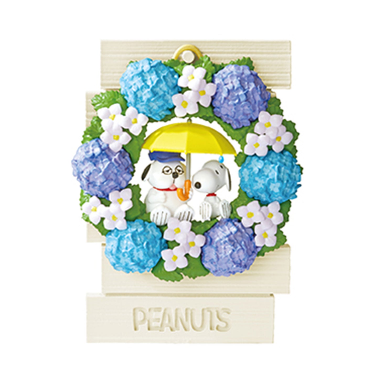 Snoopy | Re-ment | Wreath Collection | Rainy Day Scenery Figure