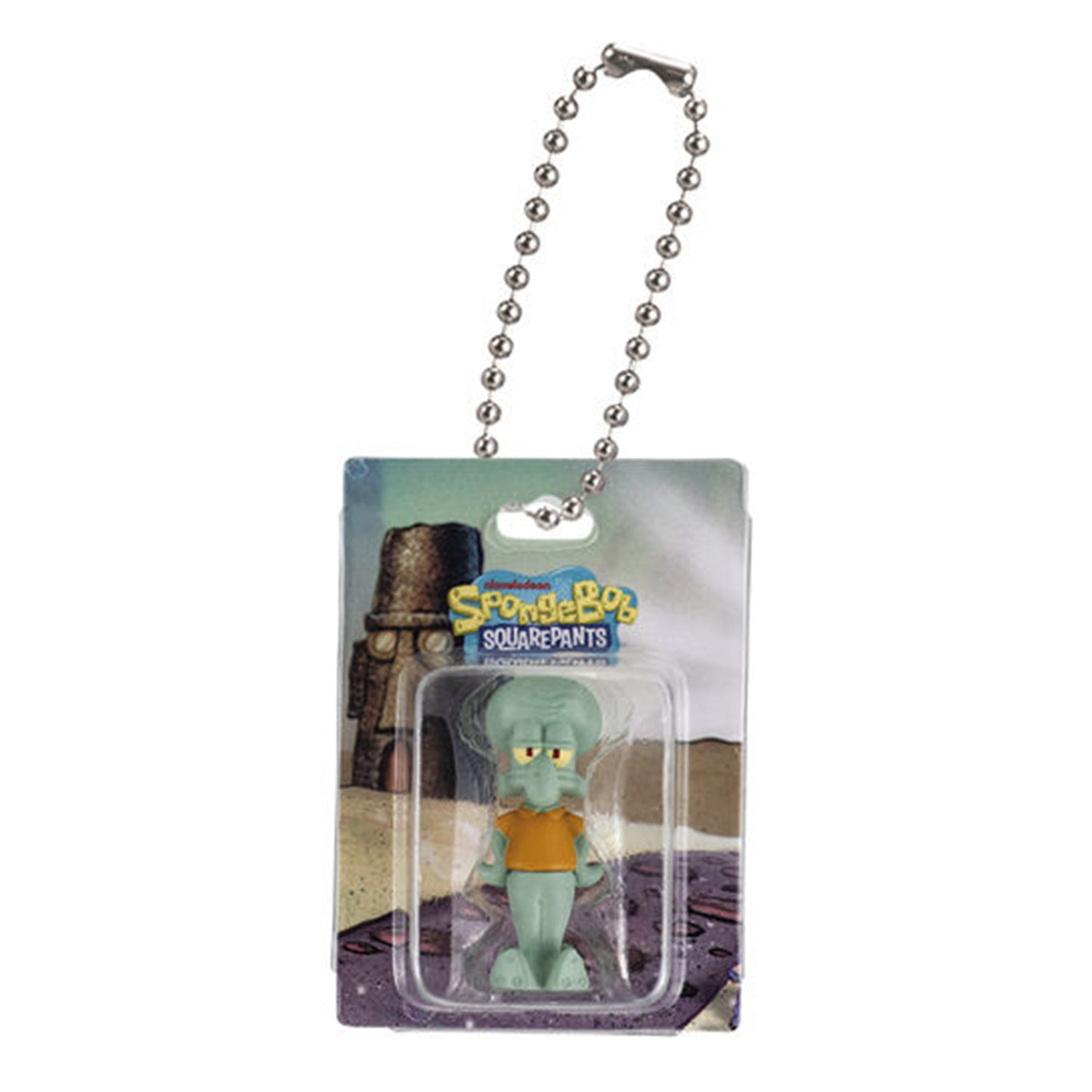 SpongeBob | Blister Miniature Package Charm | Squidward Keychain Figure
