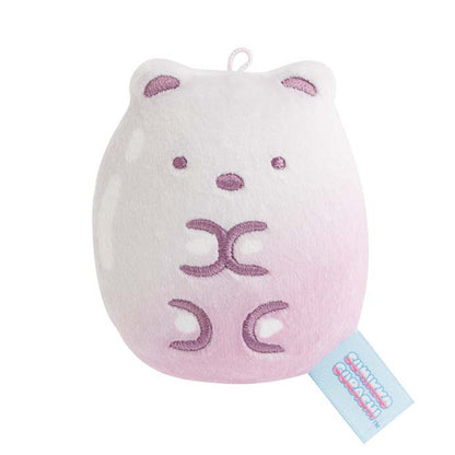 PRE-ORDER | Sumikko Gurashi | Gummy Gummy Party | Shirokuma Plush in Small Pouch with Carabiner