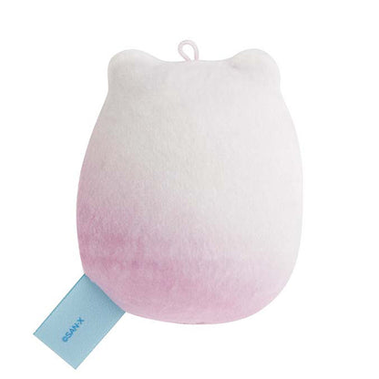 PRE-ORDER | Sumikko Gurashi | Gummy Gummy Party | Shirokuma Plush in Small Pouch with Carabiner