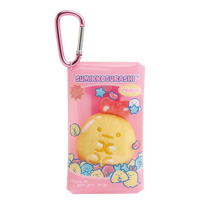 PRE-ORDER | Sumikko Gurashi | Gummy Gummy Party | Ebifurai no Shippo Plush in Small Pouch with Carabiner