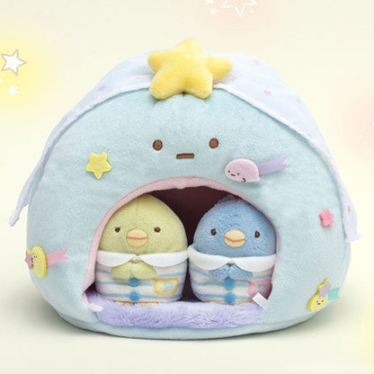 Sumikko Gurashi | Sleepover Pyjamas Party | Star Tapioca House Scene Small Plush