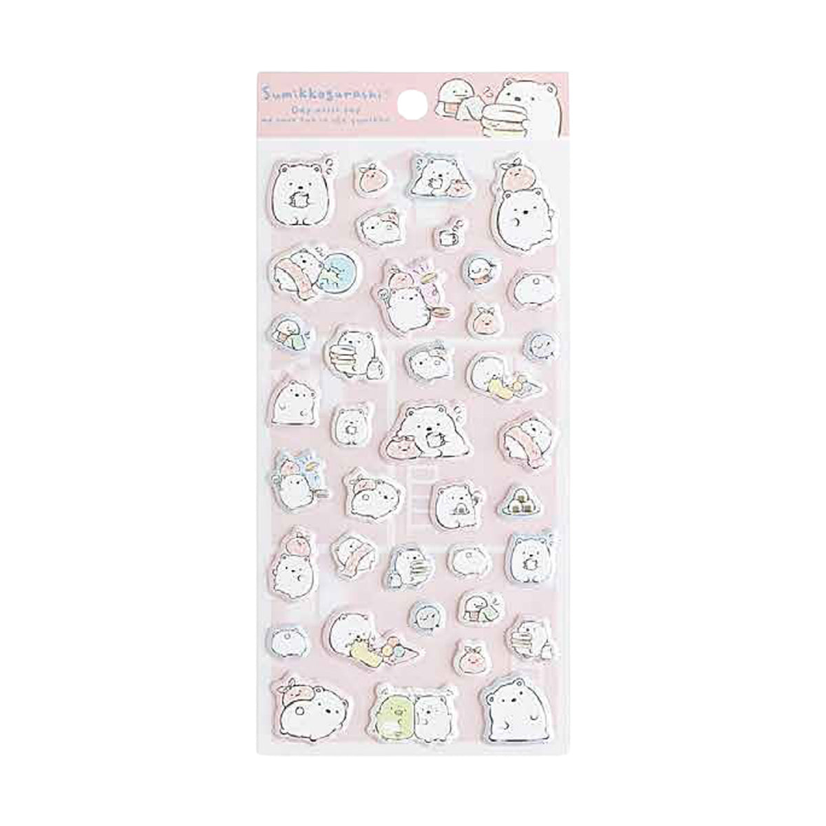 PRE-ORDER | Sumikko Gurashi | Everyday | Shirokuma Puffy Stickers
