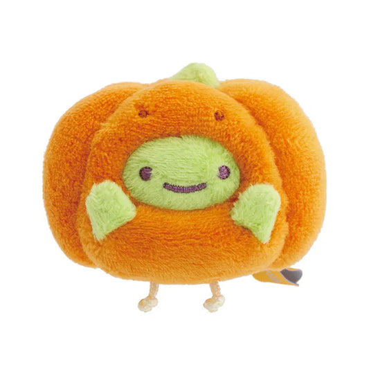 PRE-ORDER | Sumikko Gurashi | Magical Halloween | Zassou Weed (Pumpkin) Tenori Mini Plush