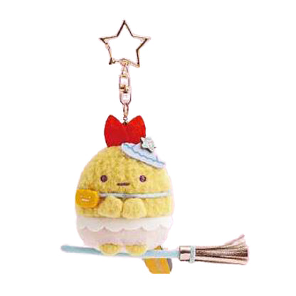PRE-ORDER | Sumikko Gurashi | Magical Halloween | Ebifurai no Shippo (Flying Broom) Mascot Tenori Mini Plush