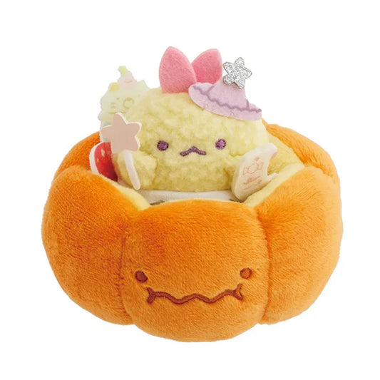 PRE-ORDER | Sumikko Gurashi | Magical Halloween | Ebiten no Shippo & Pumpkin Basket Tenori Mini Plush Set