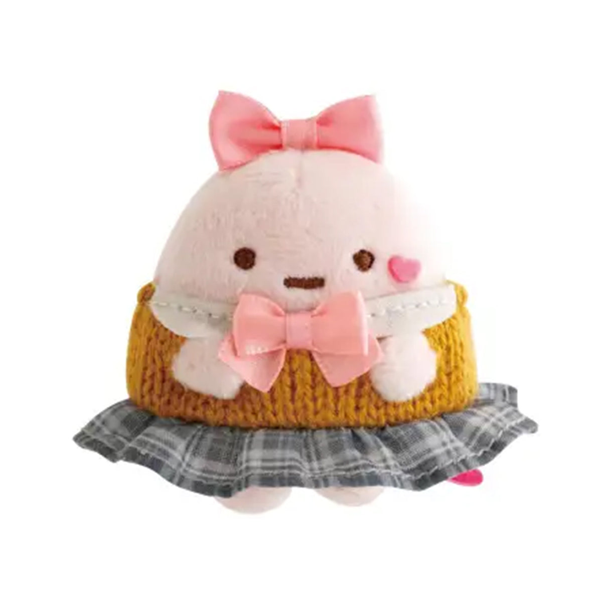 PRE-ORDER | Sumikko Gurashi | High School | Pink Tapioca (Student) Tenori Mini Plush