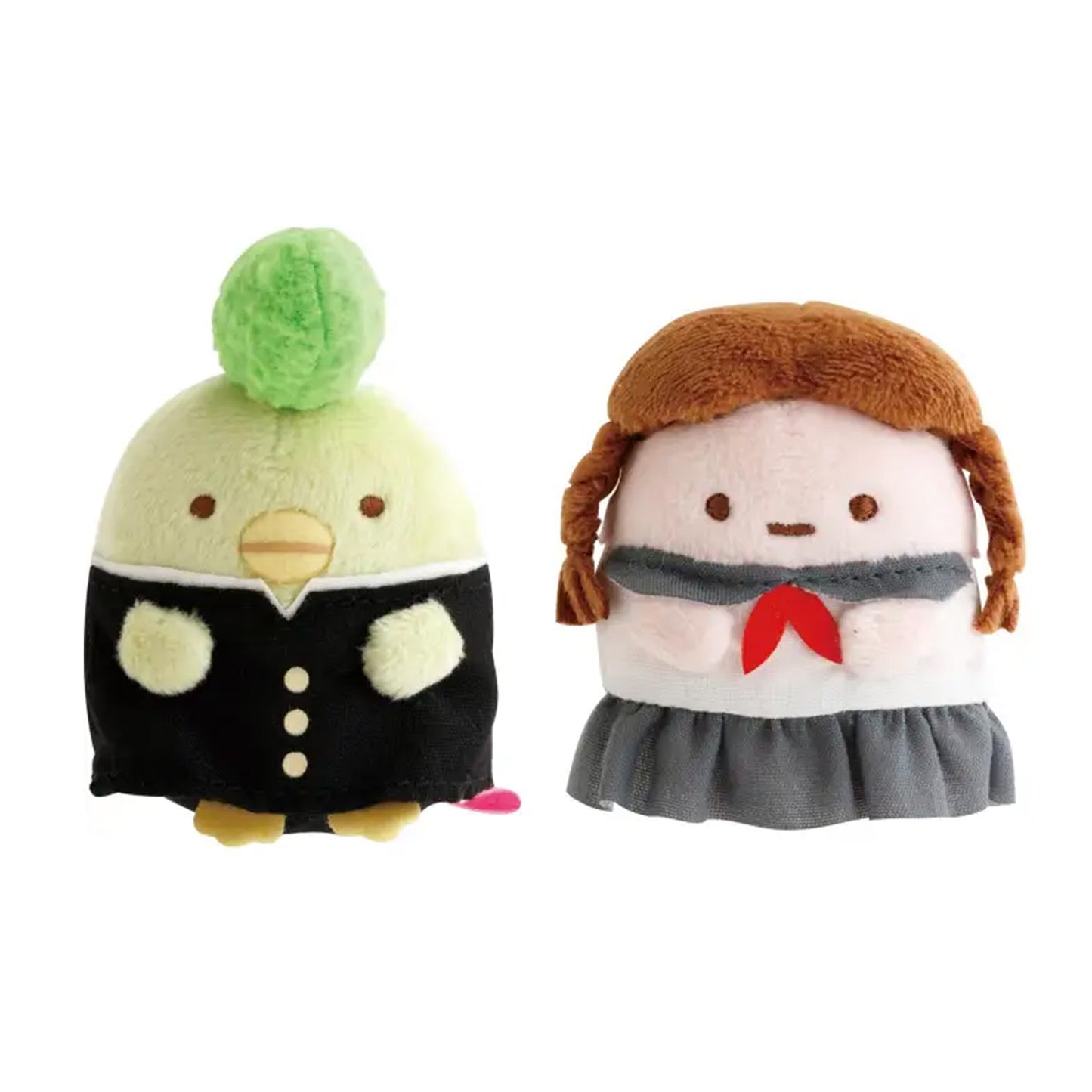 PRE-ORDER | Sumikko Gurashi | High School | Penguin? & Tapioca (Students) Tenori Mini Plush Set