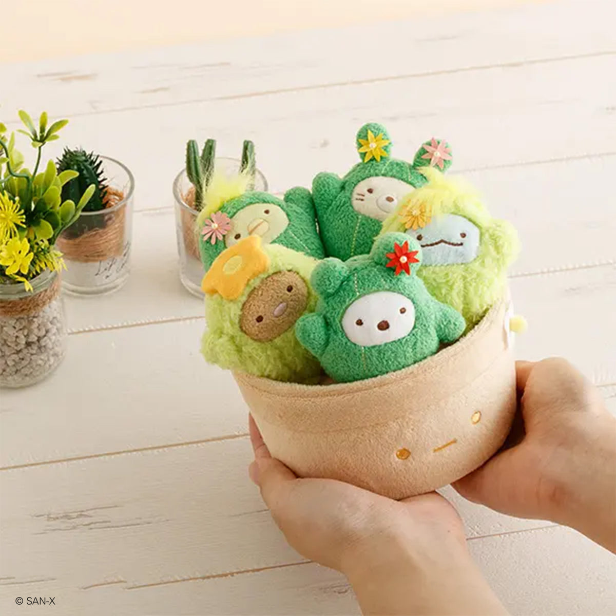 PRE-ORDER | Sumikko Gurashi | Looks Just Like Houseplants | Penguin? (Cactus) Tenori Mini Plush | Online Shop Limited