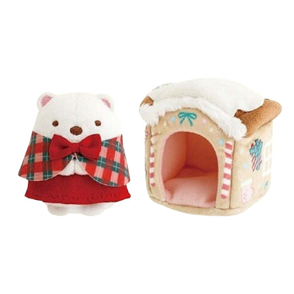 PRE-ORDER | Sumikko Gurashi | Christmas 2026 | Shirokuma & Candy House Tenori Mini Plush Set