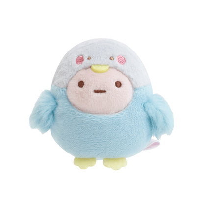 Sumikko Gurashi | Alle als Vögel verkleidet | Tapioka (Pink) Tenori Mini-Plüsch