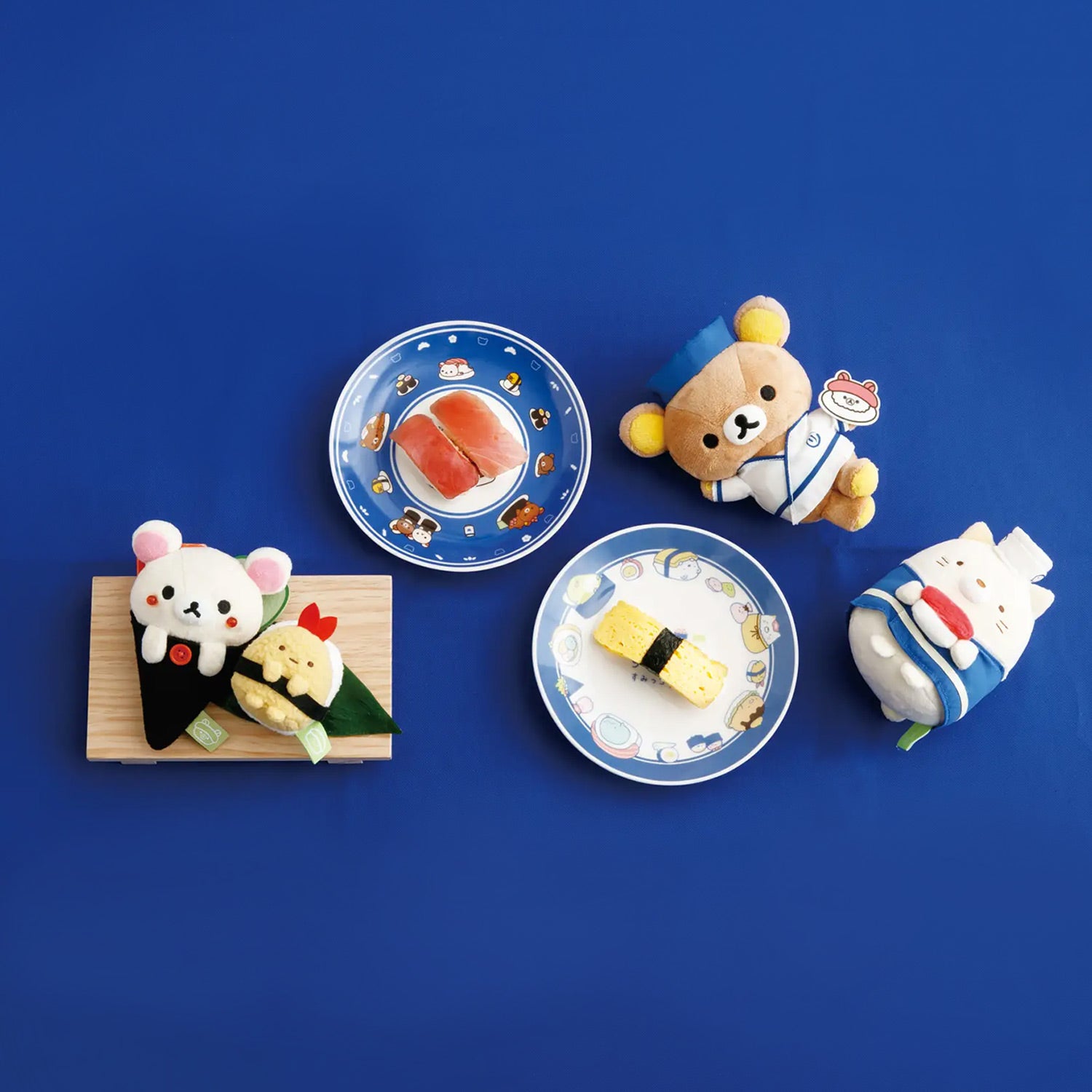 Rilakkuma | Always Sushi | Korilakkuma (Temaki) Keychain Small