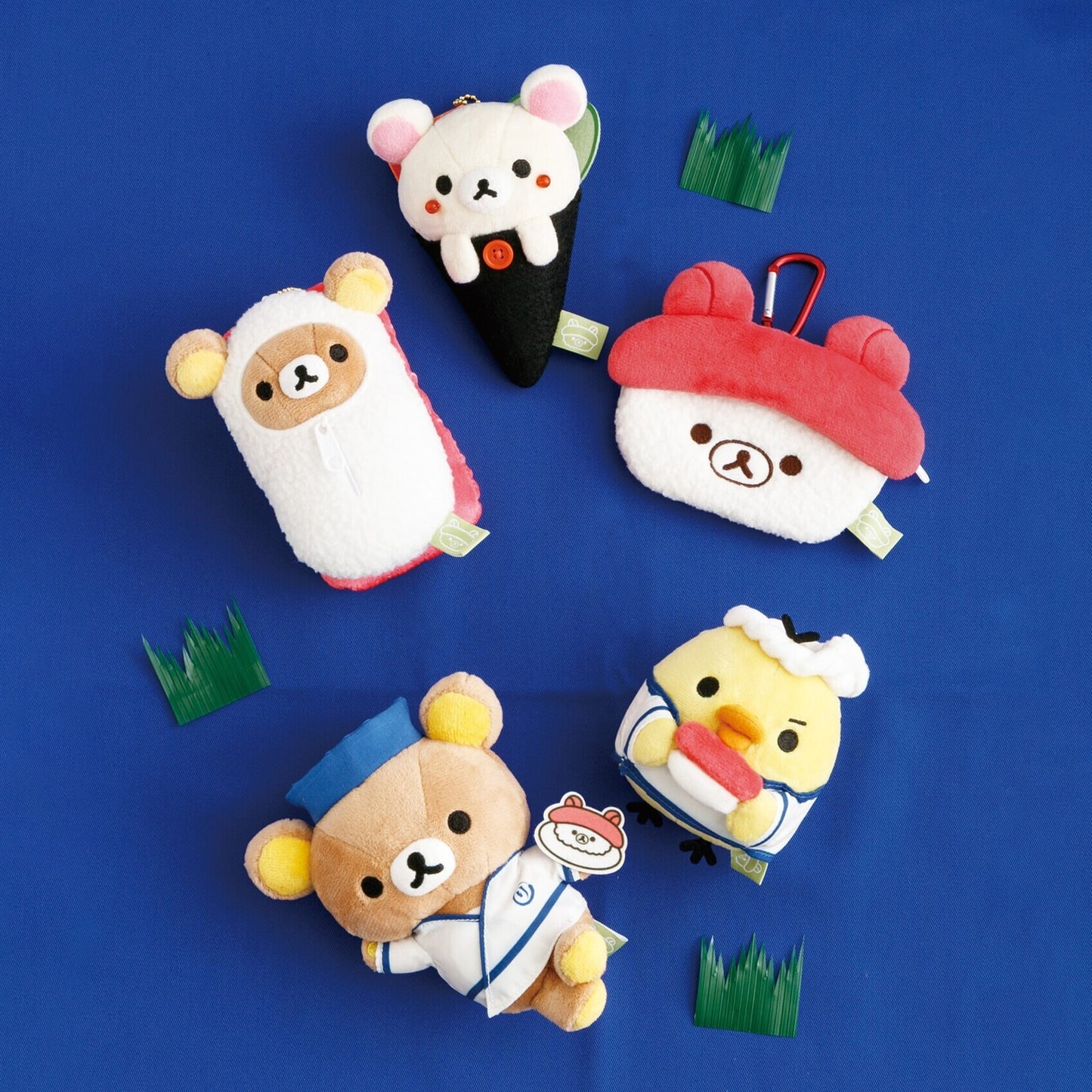 Rilakkuma | Always Sushi | Korilakkuma (Temaki) Keychain Small Plush