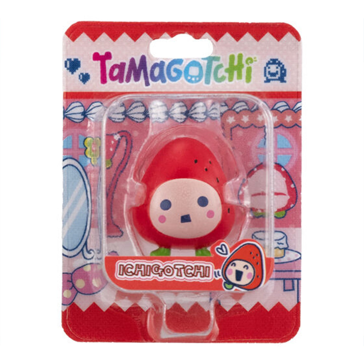 Tamagotchi | Blister Package Collection | Ichigotchi Keychain Figure