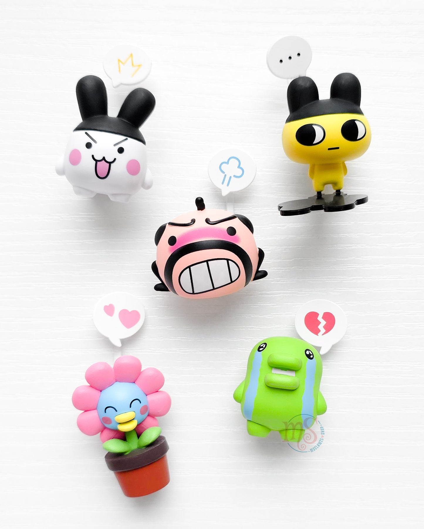 Tamagotchi | Emofig! | Mimitchi (Surprised) Mini Figure