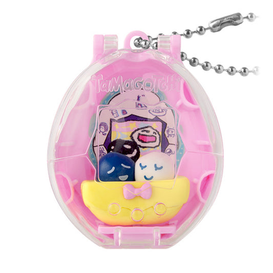 Tamagotchi Collectibles | Night Time | Babytchi & ShiroBabytchi Keychain Figure