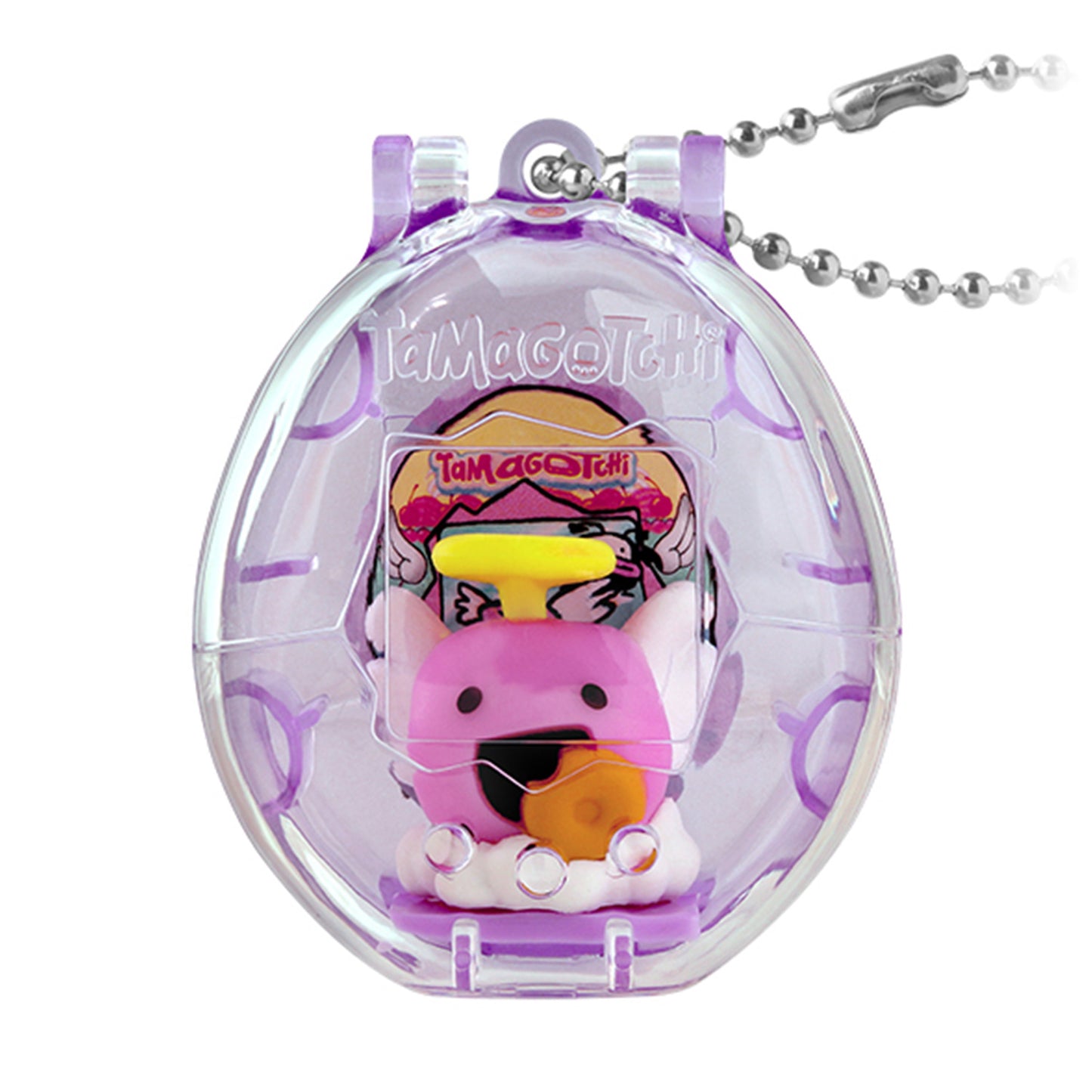 Tamagotchi Collectibles | Angel Snack Time | Maruten Marutchi Angel Keychain Figure