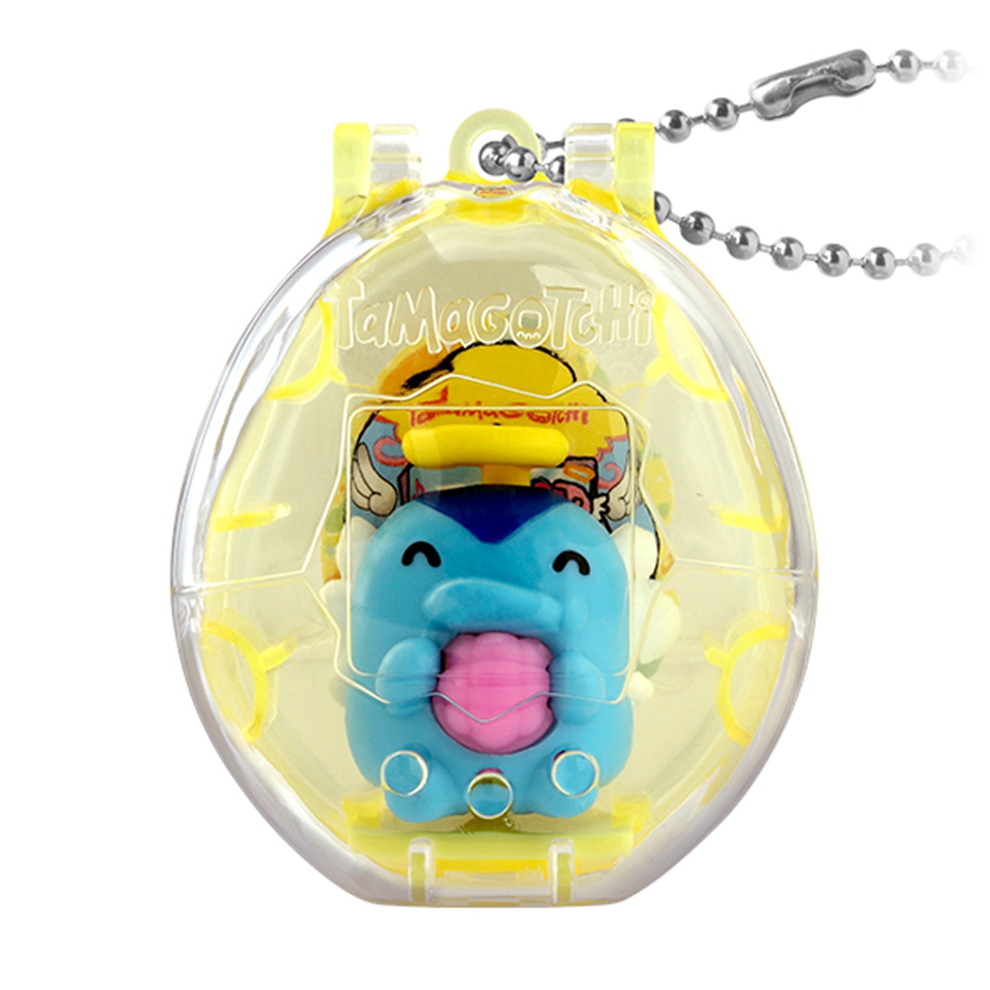 Tamagotchi Collectibles | Angel Snack Time | Ginjiroten Ginjirotchi Angel Keychain Figure