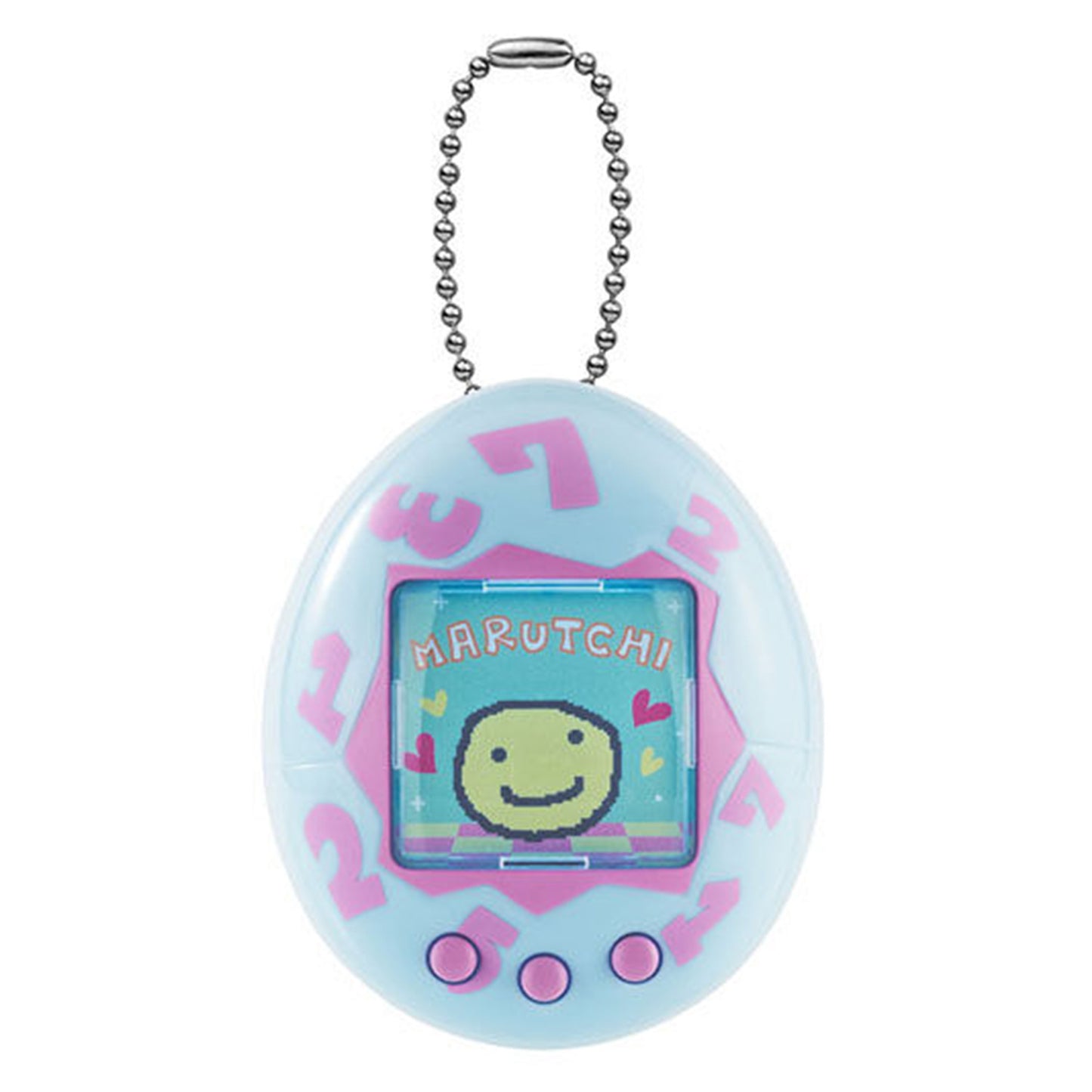 Tamagotchi | Carry Case Collection | Marutchi (Light Blue) Keychain