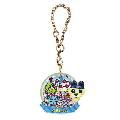 Tamagotchi | Birthday Pukkuri Clear Key Holder | March Keychain