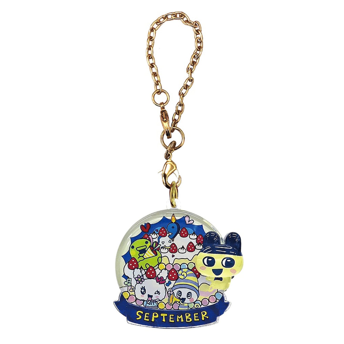 Tamagotchi | Birthday Pukkuri Clear Key Holder | September Keychain