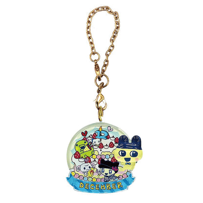 Tamagotchi | Birthday Pukkuri Clear Key Holder | December Keychain