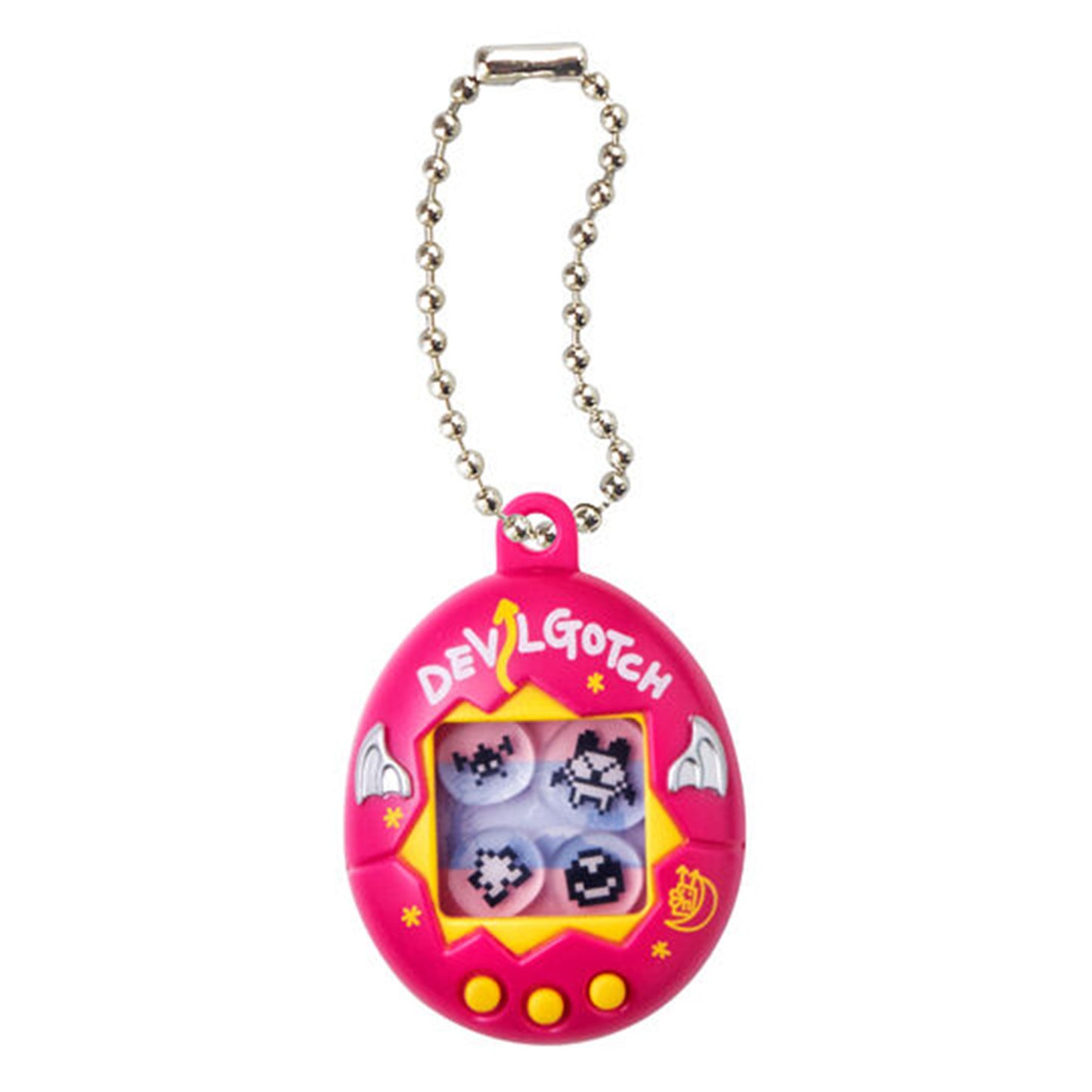 Tamagotchi | Shaka Shaka Charm Collection 3 | Devil Mametchi (Devil Tamagotchi Pink) Keychain