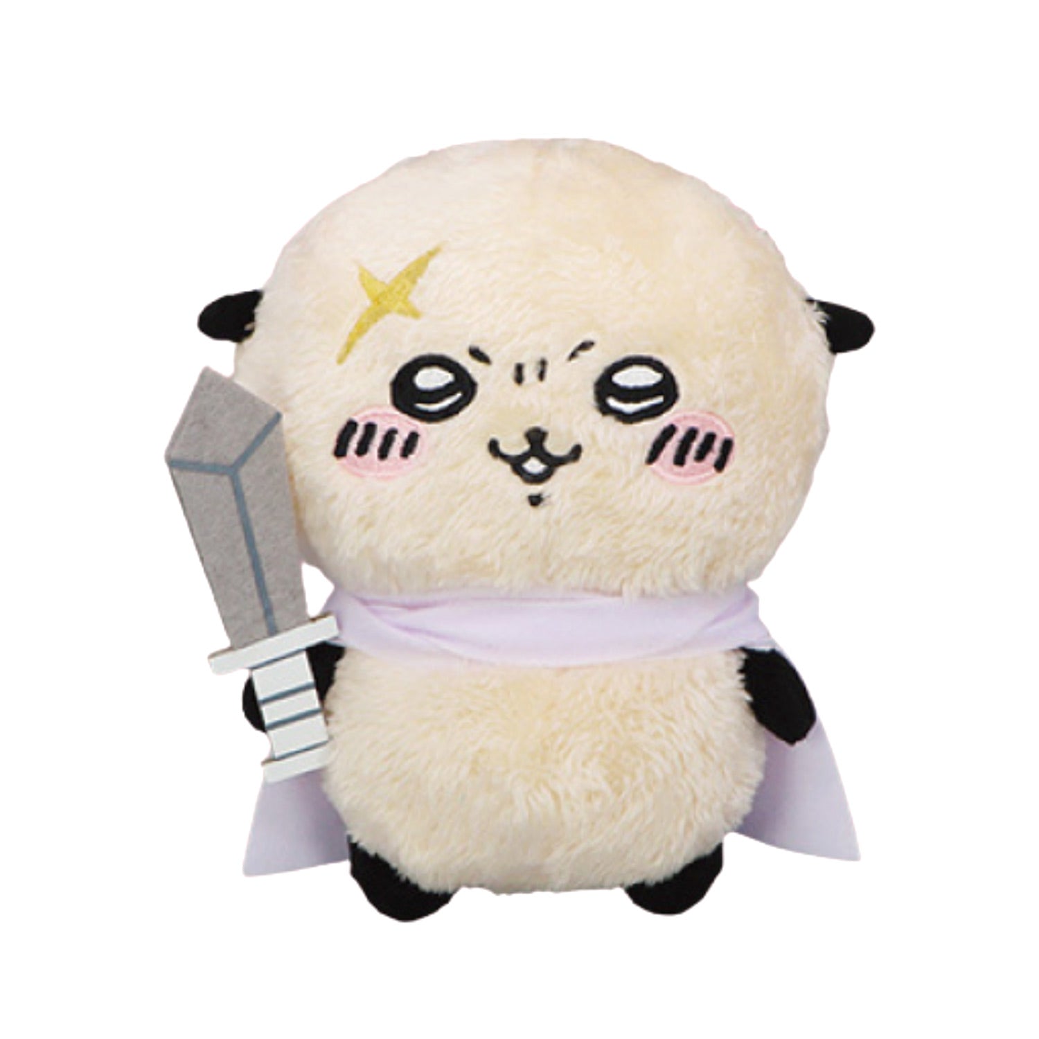 Chiikawa | Yaa! Fighting Pose | Rakko (Sword) Small Plush – MSClaw25