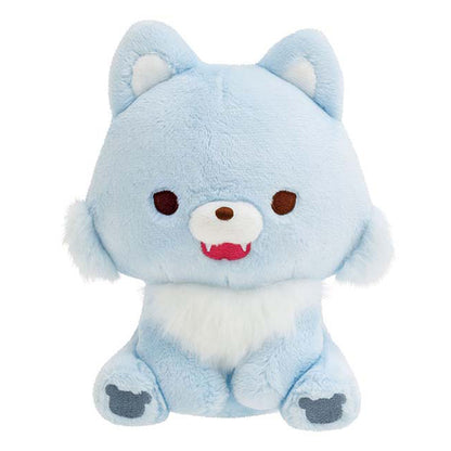 Rilakkuma | Aokogus Übernachtung | Blauer Wolf sitzend, kleines Plüschtier