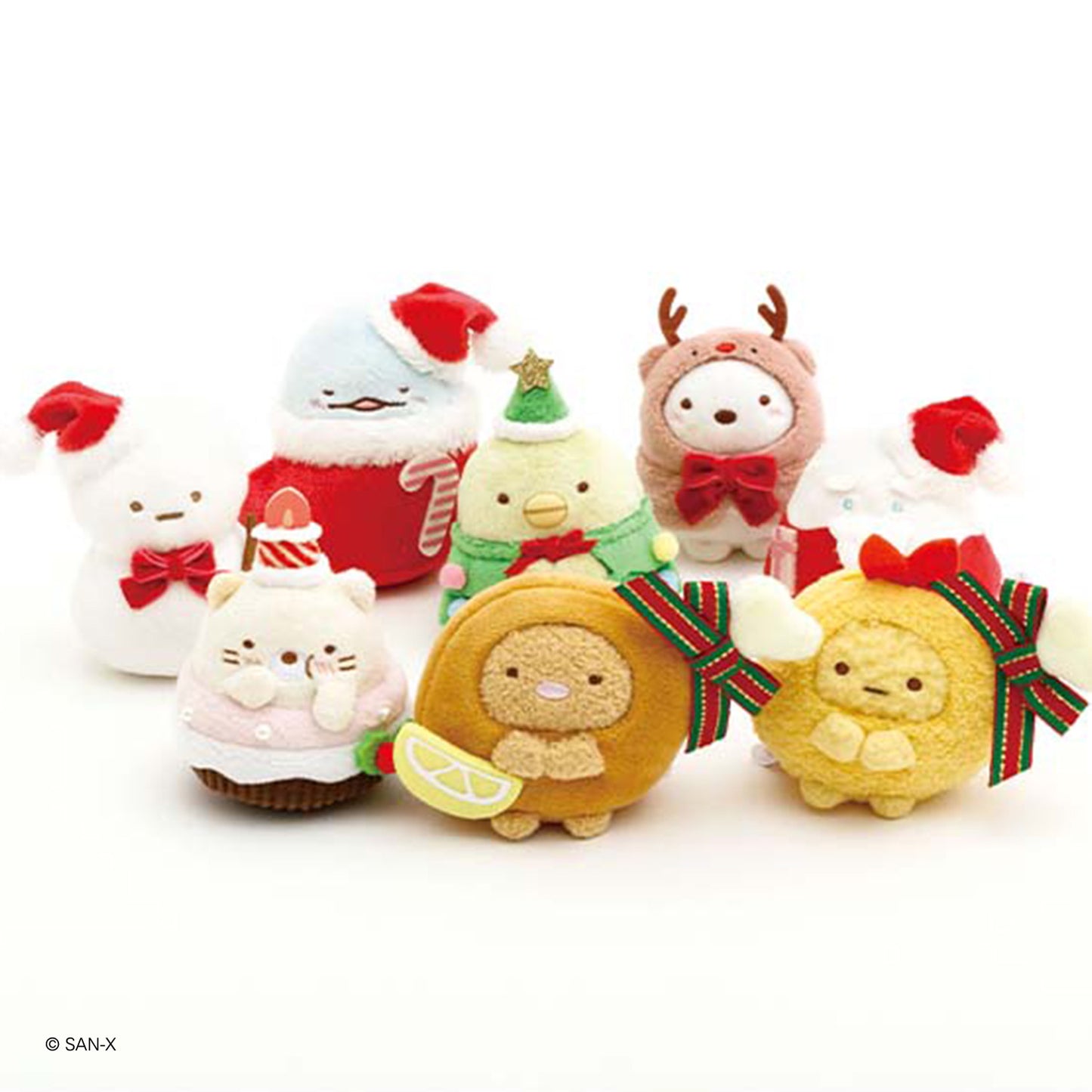 Sumikko Gurashi | Christmas 2024 | Shirokuma (Reindeer) Tenori Mini Plush